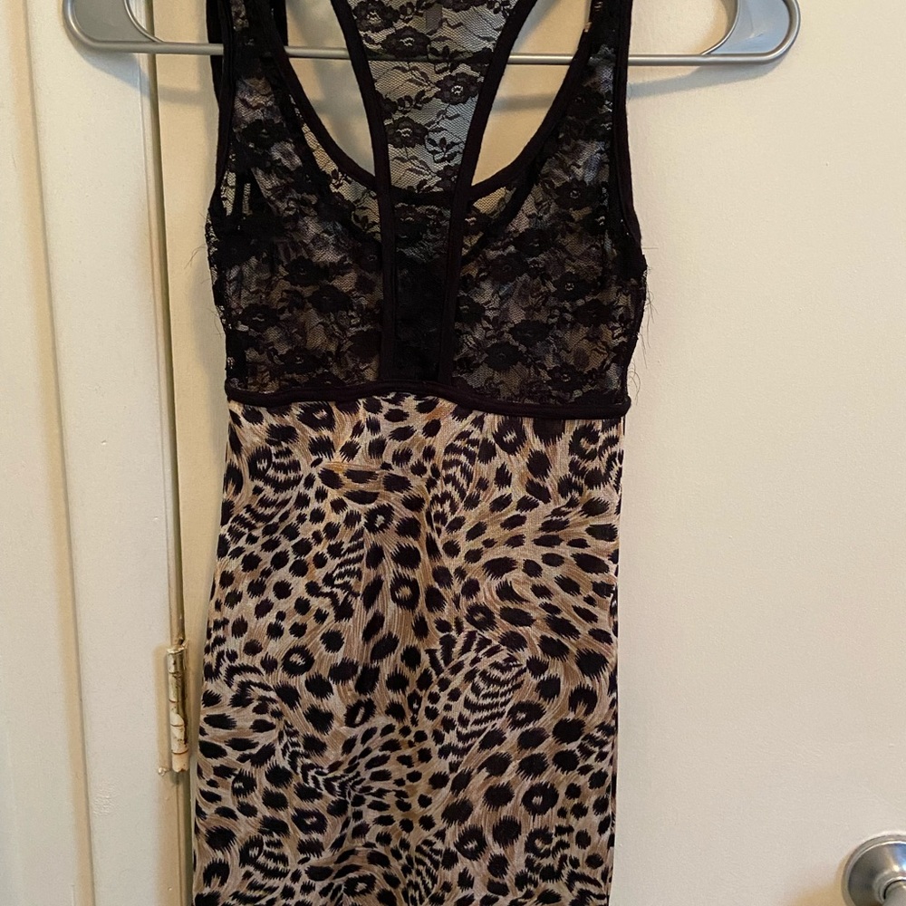 Leopard sexy dress